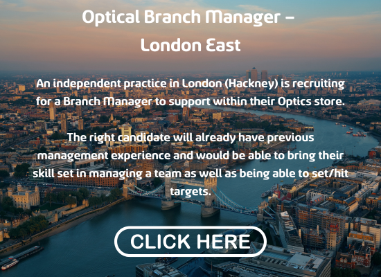 image of london with a link to an optical branch manager job advert